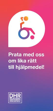 Prata med oss om lika rätt till hjälpmedel